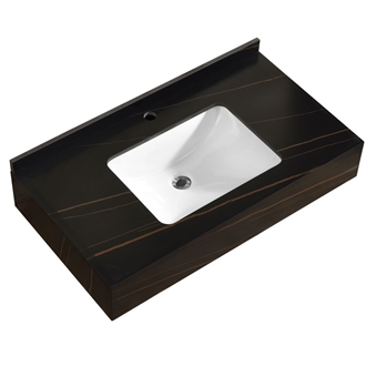 Sintered Stone  Pedestal Basin