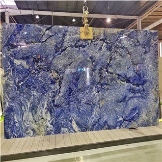 Natural Azul Bahia Granite Slab Wall Tiles