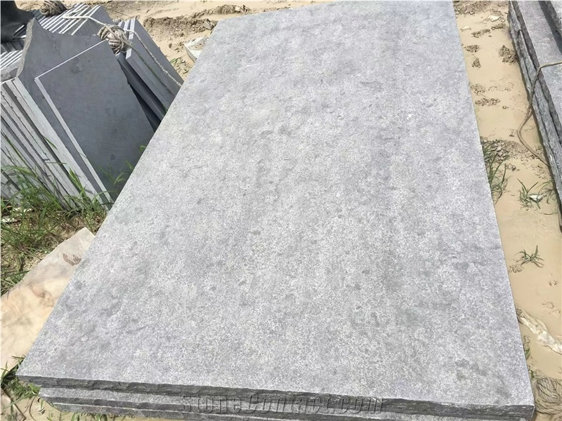 China Blue Limestone Blocks Steps, Bluestone Treads