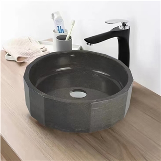 China Blue Limestone Art Sinks