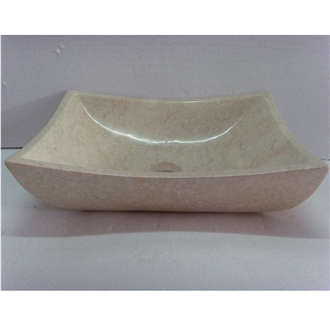Galala Beige Marble Rectangle Sinks