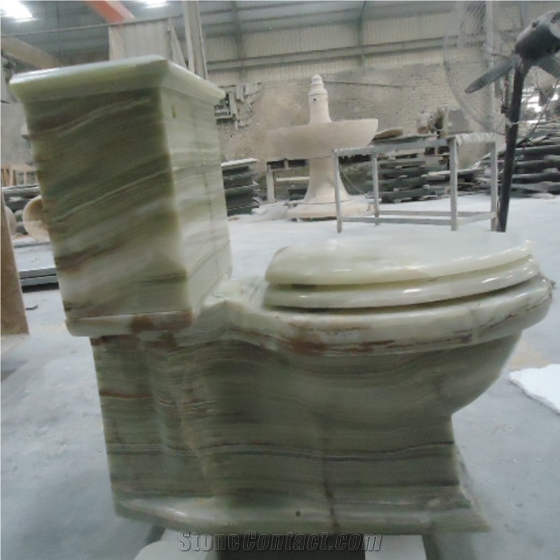 Green Onyx Toilet For Bathroom Bath Accessories