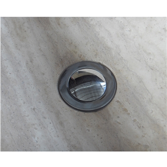 Turkey Beige Travertine Vessel Sinks Polished