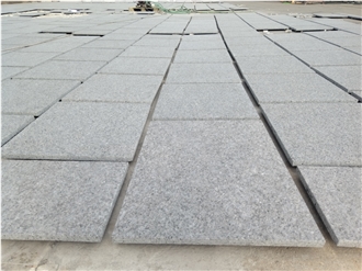 China Ice Flower Blue Granite Flamed Wall Slabs