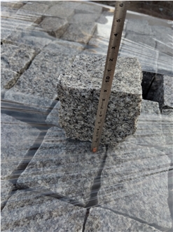 China New G603 Granite White Split  Cube Stone