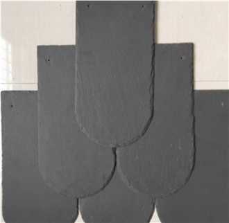 High Quality Natural Black Slate Tiles For Stone Roofing
