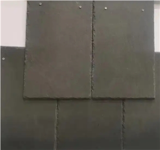 High Quality Natural Black Slate Tiles For Stone Roofing