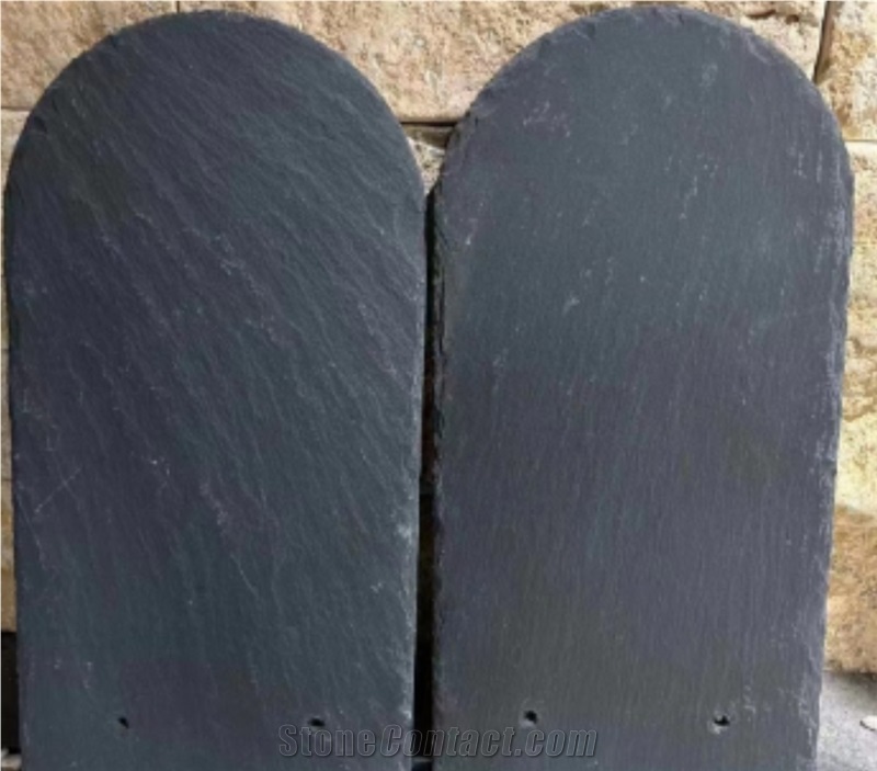High Quality Natural Black Slate Tiles For Stone Roofing