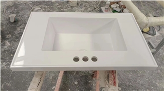 Double Sink Cultured Marble 61X22 Vanity Tops