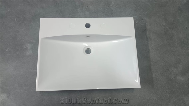 Double Sink Cultured Marble 61X22 Vanity Tops