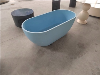 Natural Marble Stone Freestanding Bathtub