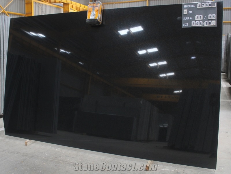 Absolute Black Granite Slabs
