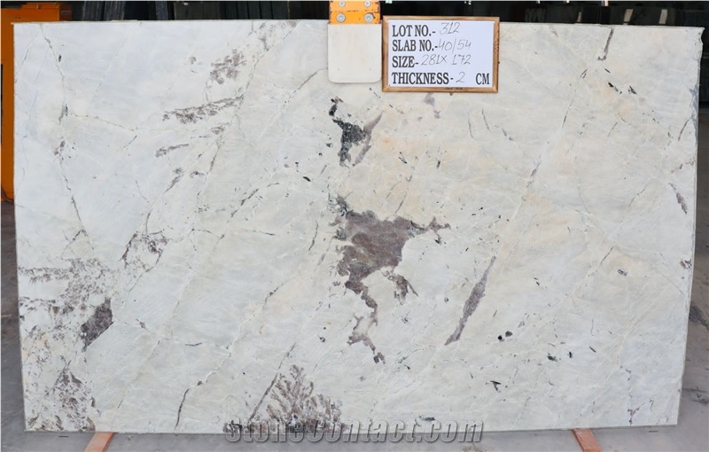Alabaster White Quartzite Slabs