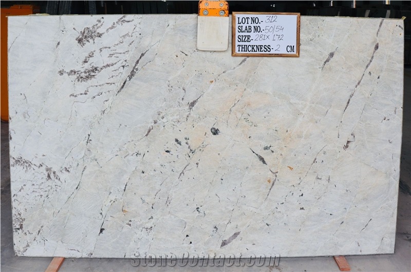 Alabaster White Quartzite Slabs