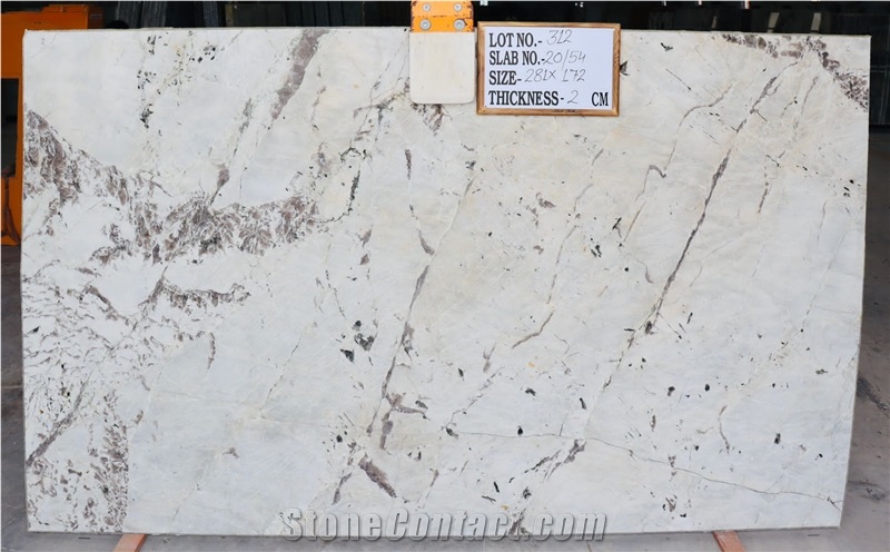 Alabaster White Quartzite Slabs
