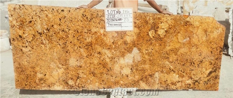 Alaska Gold Granite  Slabs