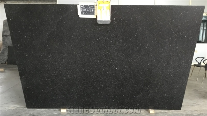 Black Galaxy Granite Slabs