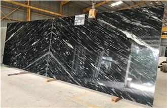 Fusion Black Granite Slabs