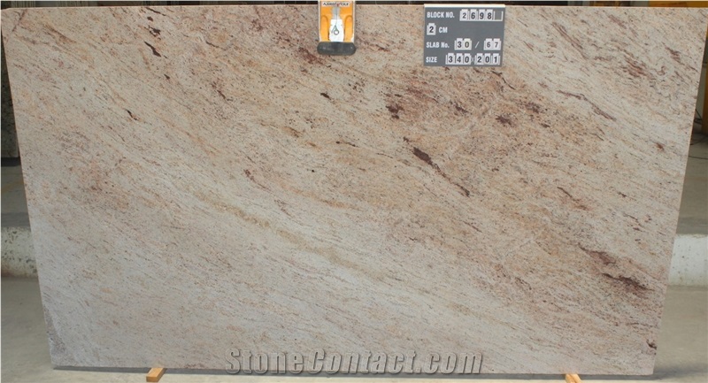 Ivory Brown Granite Slabs