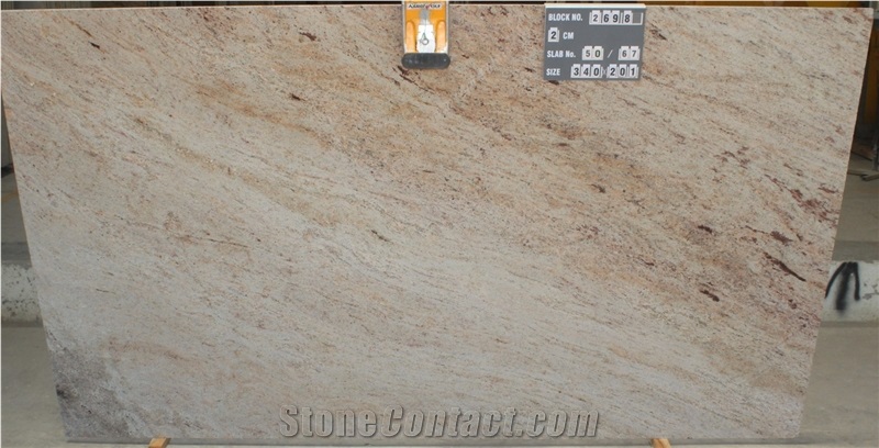 Ivory Brown Granite Slabs