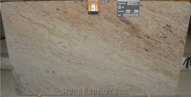Ivory Brown Granite Slabs