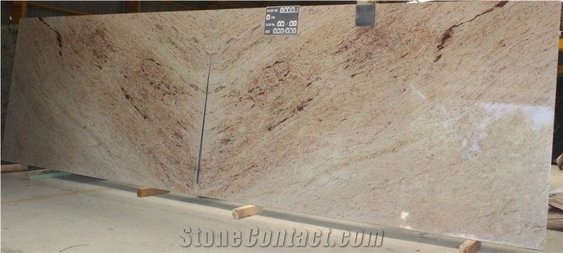 Ivory Brown Granite Slabs