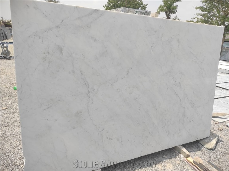 Opal White Marble Slabs