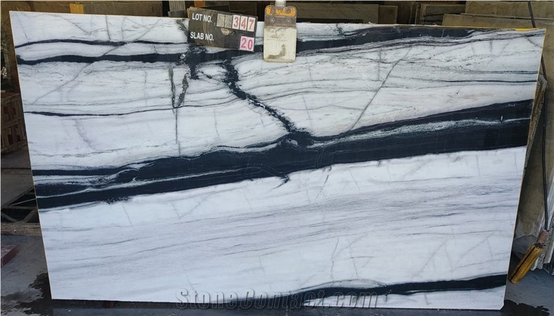 Panda White Marble Slabs