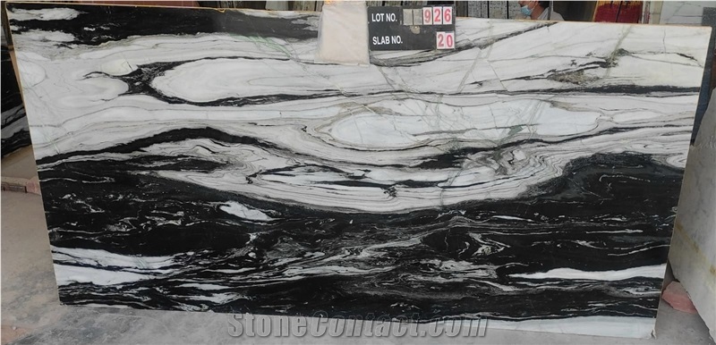 Panda White Marble Slabs