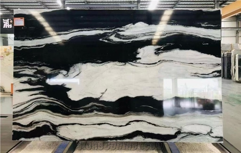 Panda White Marble Slabs