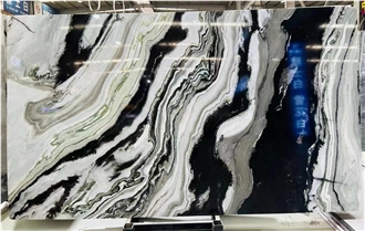 Panda White Marble Slabs
