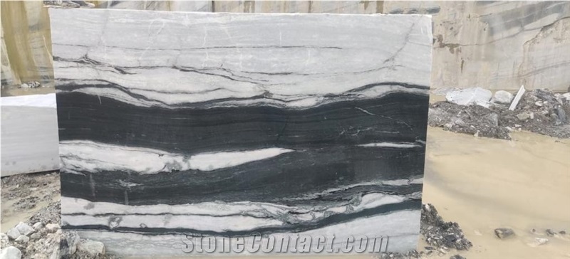Panda White Marble Slabs