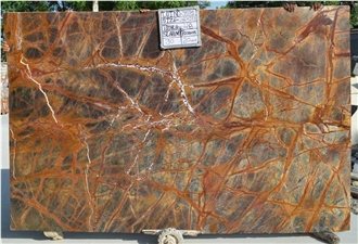 Rainforest Brown Marble Slabs And Tiles