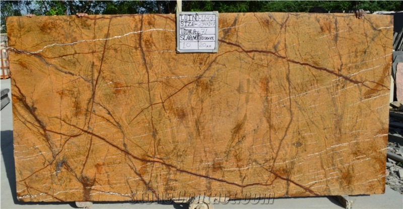 Rainforest Gold Marble Slabs