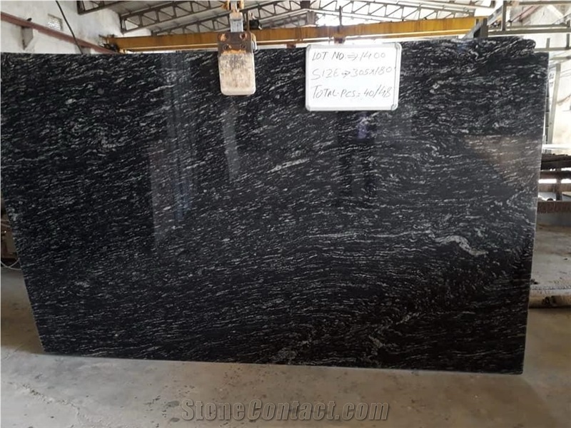 River Black Granite Slabs