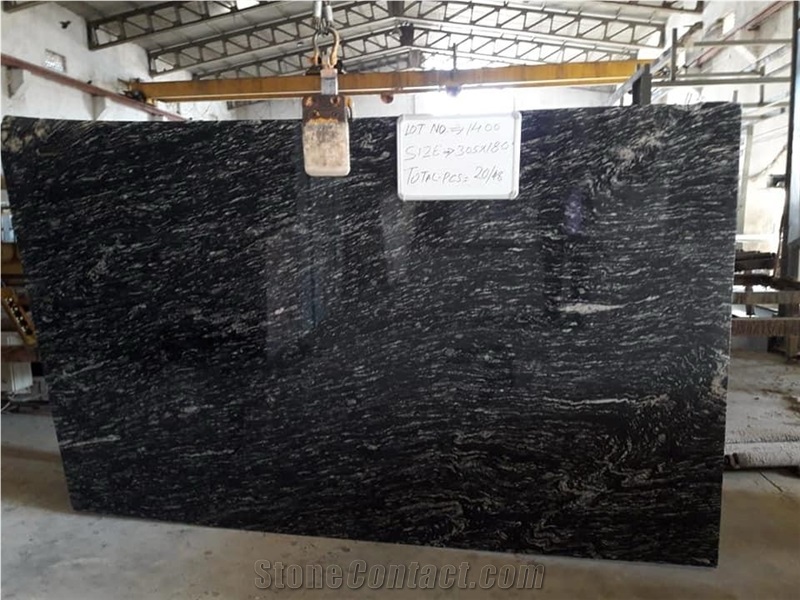 River Black Granite Slabs
