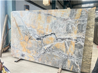 Roma Grey Quartzite Slabs