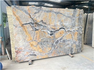 Roma Grey Quartzite Slabs