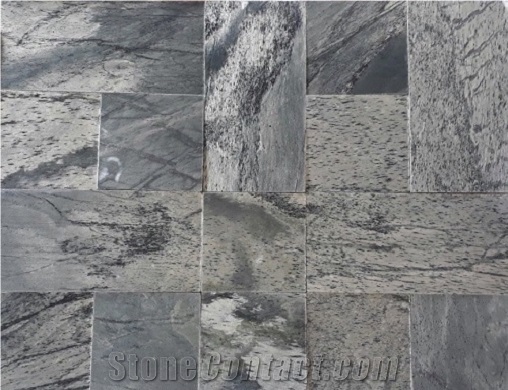Silver Grey Slate Tiles And Slabs