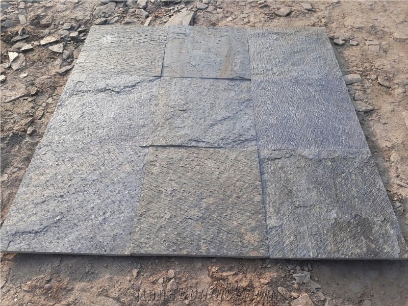 Silver Shine Slate Tiles