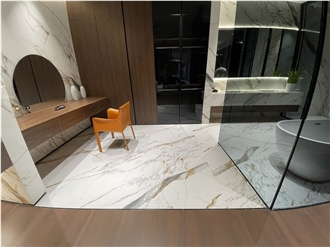 Calacatta Crema Sintered Stone Finished Product