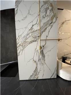 Calacatta Gold Sintered Stone Finished Product