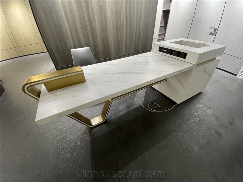 Carrara White Sintered Stone Finished Product