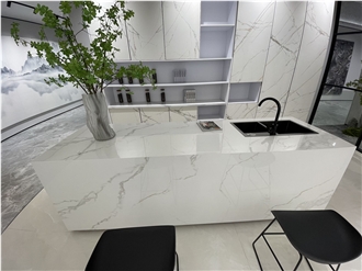 Carrara White Sintered Stone Finished Product