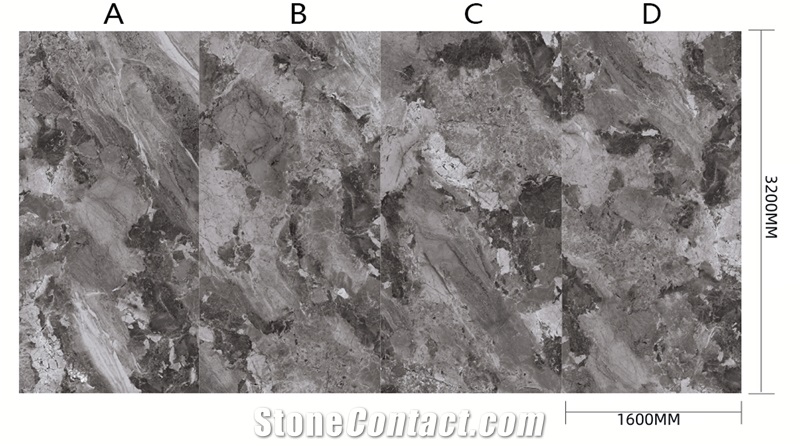 Fantasy Grey Sintered Stone Slab