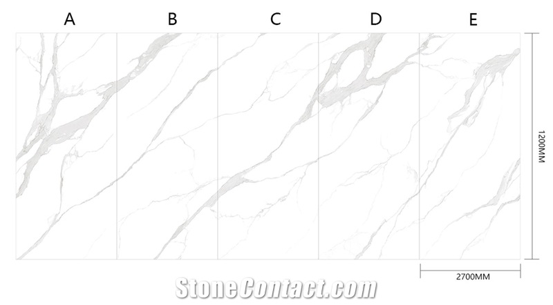 Glacier White Sintered Stone Slab