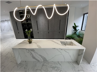 Glacier White Sintered Stone Finished Product