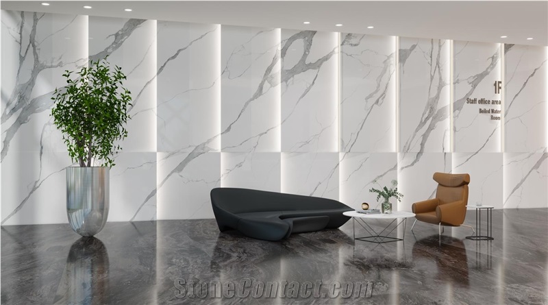 Glacier White Sintered Stone Finished Product