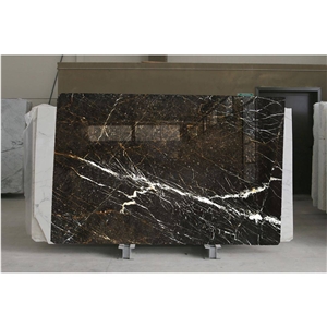 Golden Galaxy Marble Slab