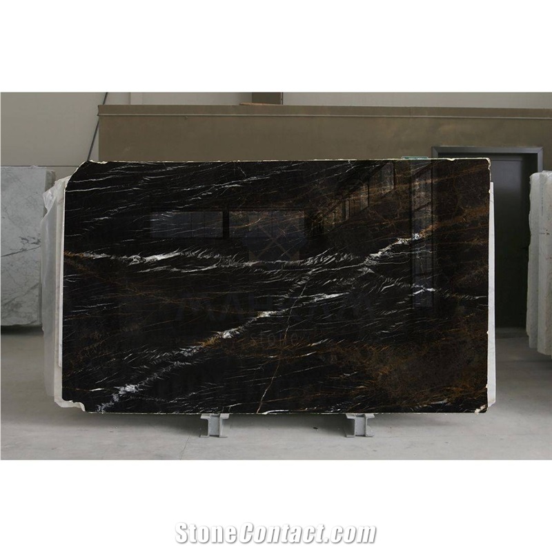 Golden Galaxy Marble Slab
